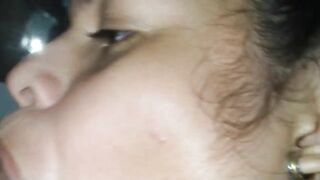 mouth fucking the cheating latina teen hotwife with my bbc before she rides me so good in the motel