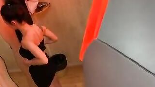 Teen tits ass voyeur cabin