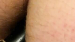 Milf Pisses Herself Having her Thick Asshole Stretched by Big Steel Butt Plug