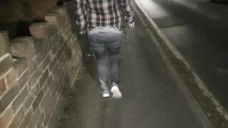 Alice - pissing my already wet jeans again & walking in public