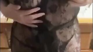 WOWMareeKitty MILF teasing herself wishing someone could come fuck her