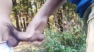 Horny Wife Sucks COCK in a PUBLIC PARK