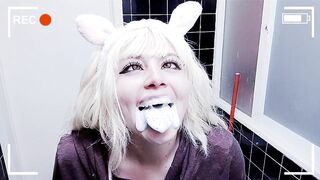 ????‍????️ Toothbrushing w a lot of foam ???? + ahegao ????