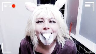 ????‍????️ Toothbrushing w a lot of foam ???? + ahegao ????