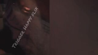 Busty Black Babe Gives Trigger Happy Lobadon Baby Oil Hand Job @ The Beach Front