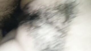 Close-up of how my neighbor fucks me