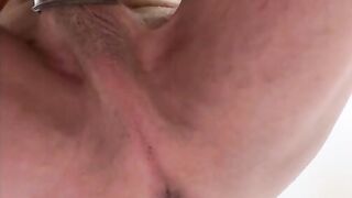 Short video of balls in vacuum and anal in shower