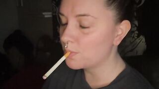 Bed time smoke sesh- full vid going on OF