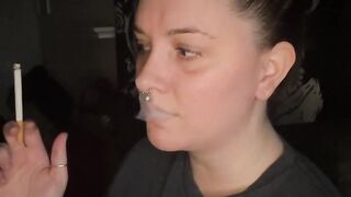 Bed time smoke sesh- full vid going on OF