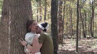 Deer Girl Fucked in the Woods for First Time