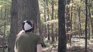 Deer Girl Fucked in the Woods for First Time