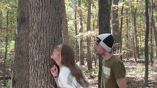 Deer Girl Fucked in the Woods for First Time