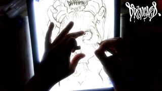 When She Manages to Fit Your Cock & Balls in Her Mouth at The Same Time - Cumshot Drawing Timelapse